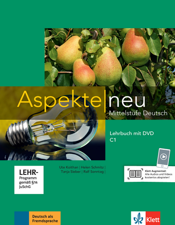 Підручник з німецької мови Aspekte 3 Neu C1 Lehrbuch mit DVD